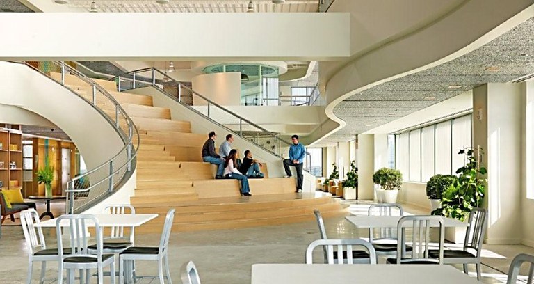 Interior of the Microsoft Nerd Center